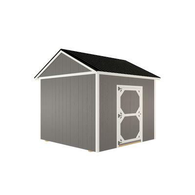 10x10 Utility with LP Smart Siding and Metal Roof - 801 L