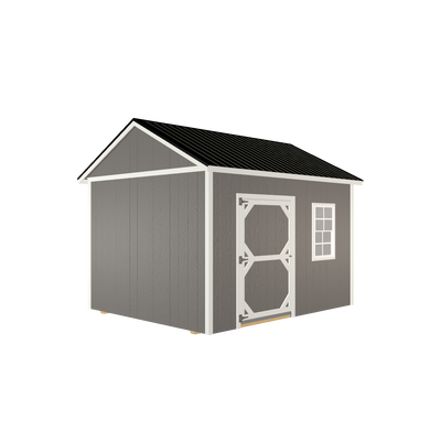 10x12 Utility with LP Smart Siding and Metal Roof - 804 L