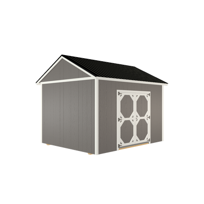 10x12 Utility with LP Smart Siding and Metal Roof - 806 L