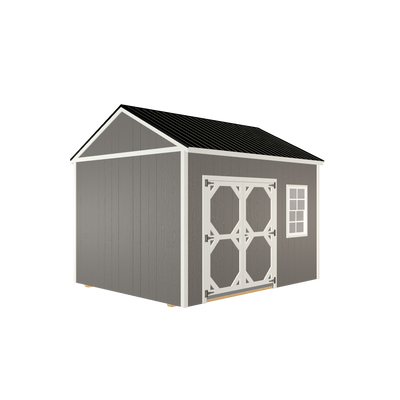 10x12 Utility with LP Smart Siding and Metal Roof - 809 C
