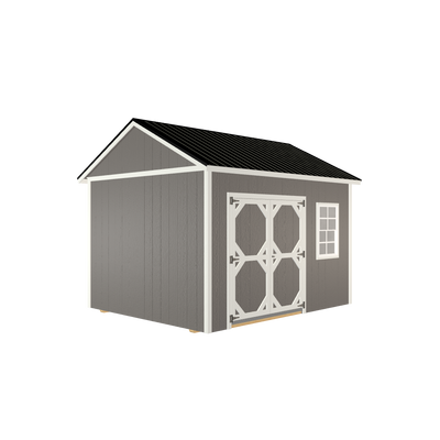 10x12 Utility with LP Smart Siding and Metal Roof - 809 L