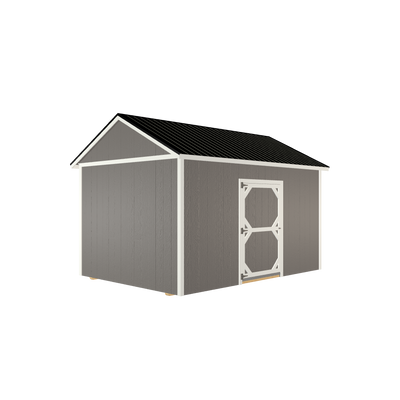 10x14 Utility with LP Smart Siding and Metal Roof - 801 L