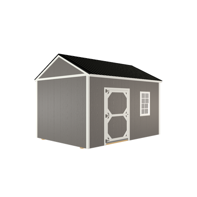 10x14 Utility with LP Smart Siding and Metal Roof - 804 C
