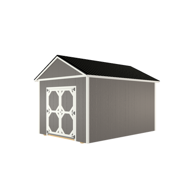 10x14 Utility with LP Smart Siding and Metal Roof - 805 L