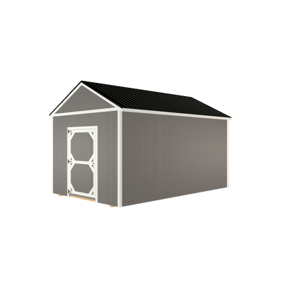 10x16 Utility with LP Smart Siding and Metal Roof - 800 C