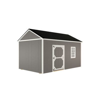 10x16 Utility with LP Smart Siding and Metal Roof - 804 C