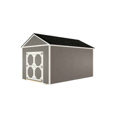 10x16 Utility with LP Smart Siding and Metal Roof - 805 C