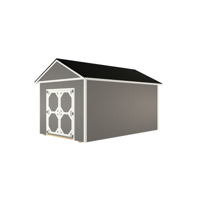 10x16 Utility with LP Smart Siding and Metal Roof - 805 L