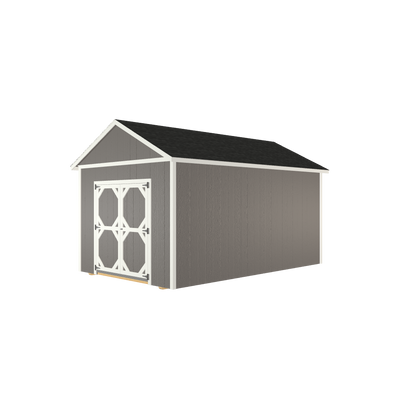 10x16 Utility with LP Smart Siding and Shingle Roof - 805 L