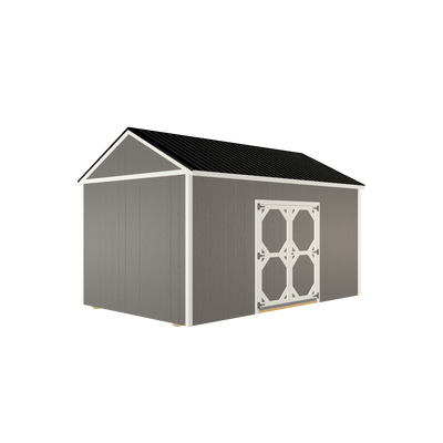 10x16 Utility with LP Smart Siding and Metal Roof - 806 C