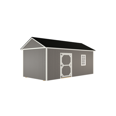 10x20 Utility with LP Smart Siding and Metal Roof - 804 L
