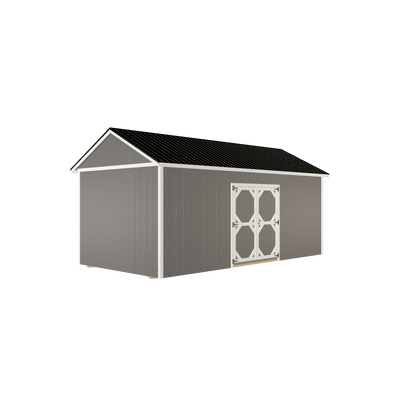 10x20 Utility with LP Smart Siding and Metal Roof - 806 L
