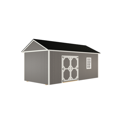 10x20 Utility with LP Smart Siding and Metal Roof - 809 L