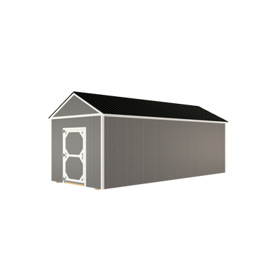 10x24 Utility with LP Smart Siding and Metal Roof - 800 C