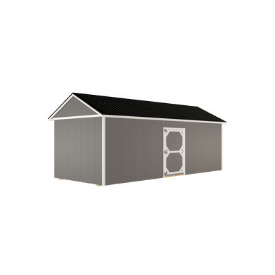 10x24 Utility with LP Smart Siding and Metal Roof - 801 L