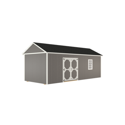 10x24 Utility with LP Smart Siding and Shingle Roof - 809 L