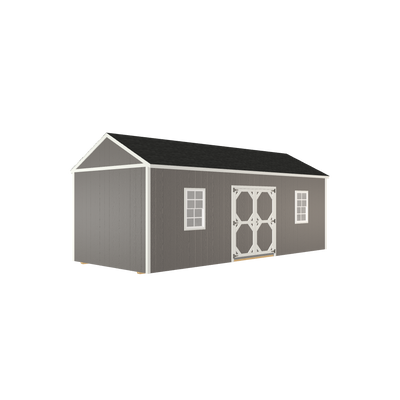 10x24 Utility with LP Smart Siding and Shingle Roof - 810 C