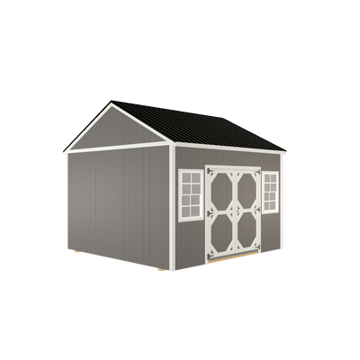 12x12 Utility with LP Smart Siding and Metal Roof - 810 C