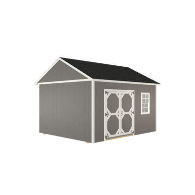 12x14 Utility with LP Smart Siding and Shingle Roof - 809 L