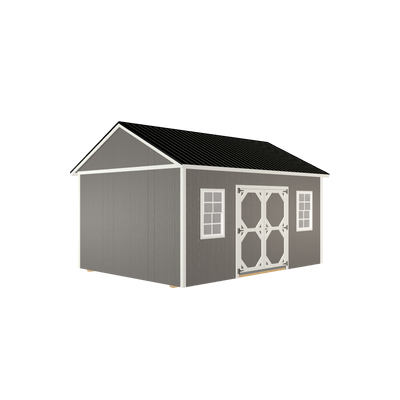 12x16 Utility with LP Smart Siding and Metal Roof - 810 L