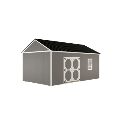 12x20 Utility with LP Smart Siding and Metal Roof - 809 C