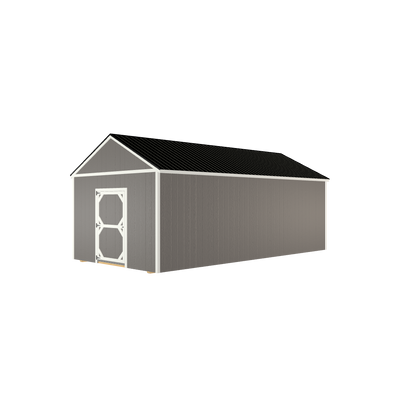 12x24 Utility with LP Smart Siding and Metal Roof - 800 C
