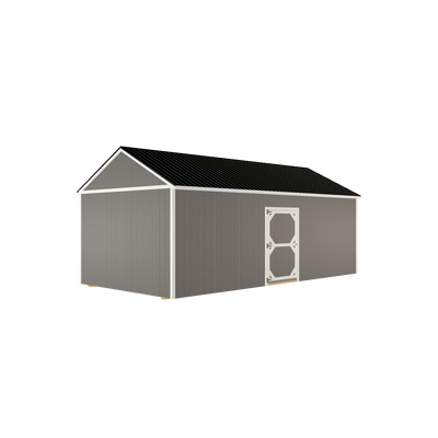 12x24 Utility with LP Smart Siding and Metal Roof - 801 C