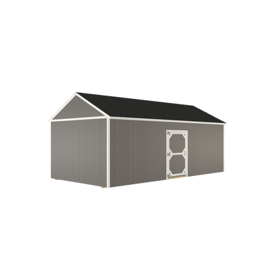 12x24 Utility with LP Smart Siding and Shingle Roof - 801 C