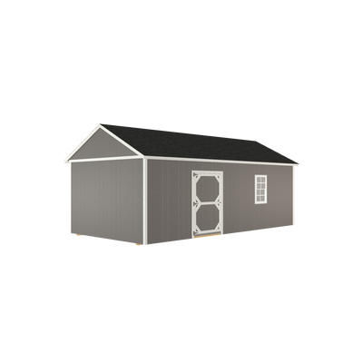 12x24 Utility with LP Smart Siding and Shingle Roof - 804 L