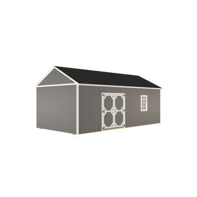 12x24 Utility with LP Smart Siding and Shingle Roof - 809 C