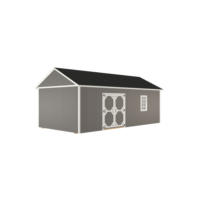 12x24 Utility with LP Smart Siding and Shingle Roof - 809 L