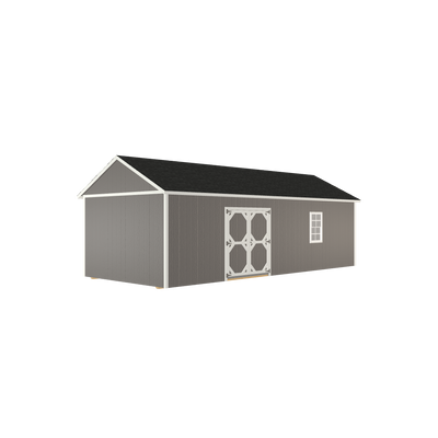 12x28 Utility with LP Smart Siding and Shingle Roof - 809 L