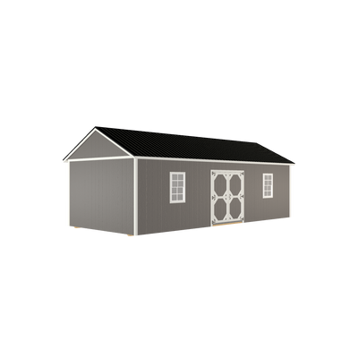 12x28 Utility with LP Smart Siding and Metal Roof - 810 L