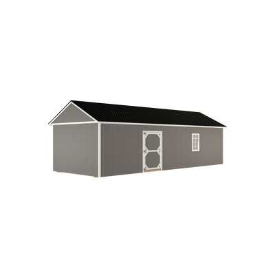 12x32 Utility with LP Smart Siding and Metal Roof - 804 L