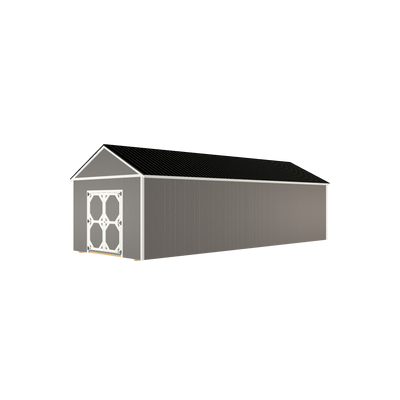 12x32 Utility with LP Smart Siding and Metal Roof - 805 C