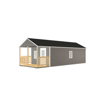 12x32 Utility Cabin with LP Smart Siding and Shingle Roof - 813 C