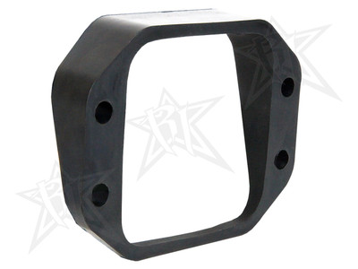 RIGID D-Series 15 Degree Up or Down Angled Flush Mount Gasket, Black RIGID D-Series 15 Degree Up or Down Angled Flush Mount Gasket, Black