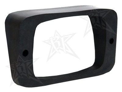 RIGID SR-M Series 15 Degree Up Or Down Angled Flush Mount Gasket, Black RIGID SR-M Series 15 Degree Up Or Down Angled Flush Mount Gasket, Black