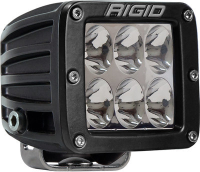 RIGID D-Series PRO LED Light, Driving Optic, Surface Mount, Black Housing, Single