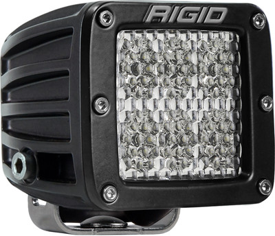 RIGID D-Series PRO Light, Drive Diffused, Surface Mount, Black Housing, Single