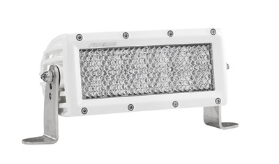 RIGID E-Series PRO LED Light, Flood Diffused, 6 Inch, White Housing