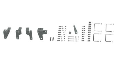 Custom Installation Kit For Universal Mounting Rails For Some RAM Trucks RVK2601