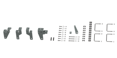 Custom Installation Kit For Universal Mounting Rails For Some RAM Trucks RVR2601