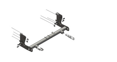 Tow Bar Base Plate, Jeep Gladiator BX1145