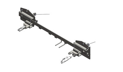 Tow Bar Base Plate, Jeep Grand Wagoneer W/Tow Hooks BX1151