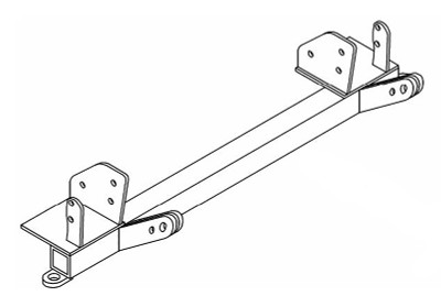 Tow Bar Base Plate, Chevy S-10 Pu 2/4Wd E13 BX1604