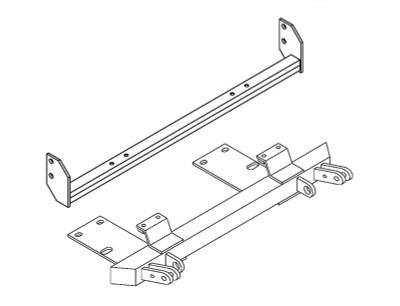 Tow Bar Base Plate, Chevy Corsica    E13 BX1611