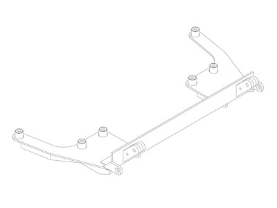 Tow Bar Base Plate, Ford Tempo   E13 BX2103