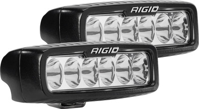 RIGID SR-Q Series PRO, Driving Optic, Surface Mount, Black Housing, Pair