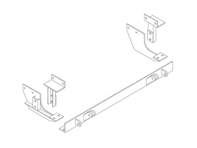 Tow Bar Base Plate, Hyundai Excel    E13 BX2301